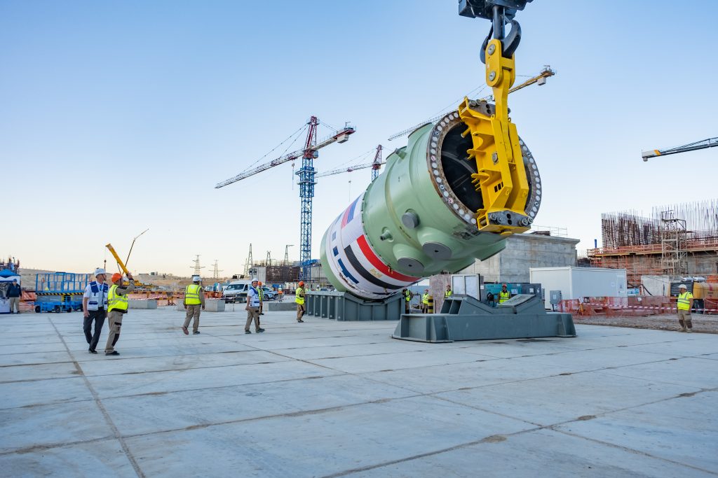 Reactor pressure vessel for Unit 1 at El-Dabaa